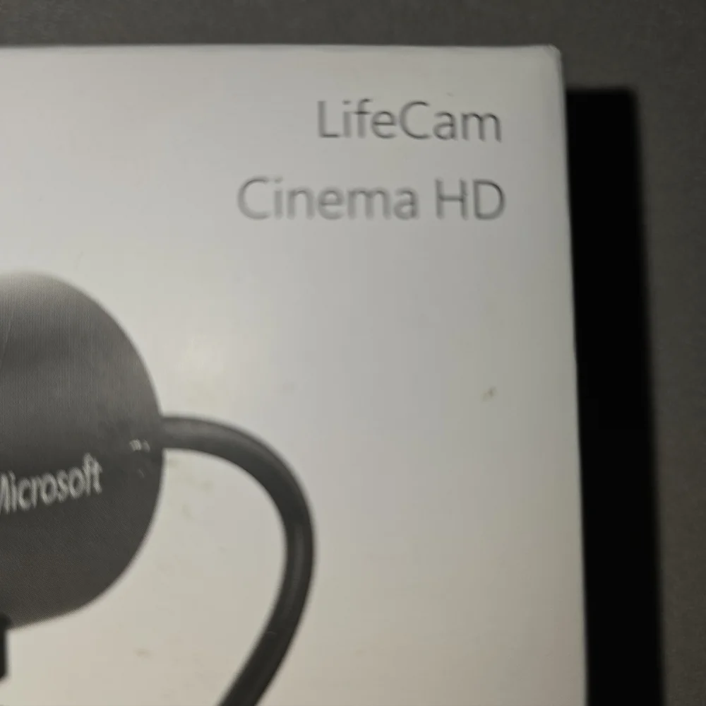 Microsoft LifeCam Cinema HD Webcam - Black